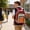 32#Red, variant on Transparent PVC School Backpack, security check friendly knapsack, large capacity student daypack, breathable shoulder packs, durable bags for back to school, concerts and campus events