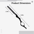 thumbnail image 5 of Feather Razor Professional, Hair Styling Thinning Texturizing Cutting Razor, Black Metal Frame with 10 Replacement Blades, Ergonomic Handle for Barbers, Hairstylists, 5 of 7
