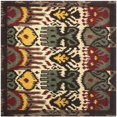 thumbnail image 6 of SAFAVIEH Ikat IKT217A Handmade Creme / Brown Rug, 6 of 10