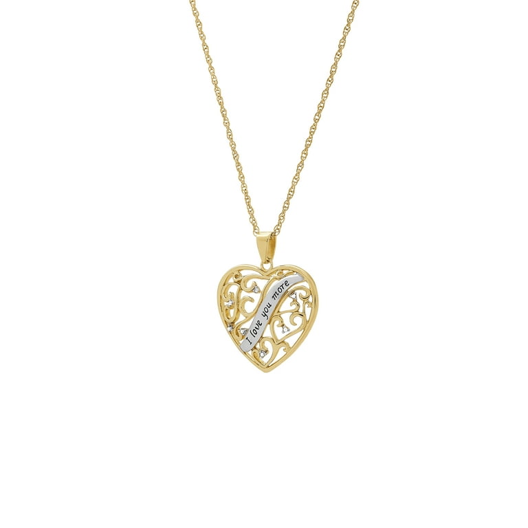 I love you more necklace walmart sale