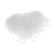 1000Pcs Clothing Hanging Tag String Fastener Labeling Loops White
