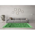 thumbnail image 3 of Ahgly Company Indoor Square Abstract Emerald Green Modern Area Rugs, 5' Square, 3 of 4