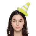 thumbnail image 6 of Hfppkn Plush Traffic Cone Headband Novelty Roadblock Hair Hoop 20cm Yellow, 6 of 7