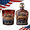red bottle+1, variant on We The People, Patriotic, 250th Anniversary Whiskey Decanter with Liberty Bell Stopper, Bourbon Wine Gift Bottle(red bottle+2)