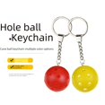 thumbnail image 4 of LLavero de Golf con agujero, colgante de llavero con bola, bola de regalo, bola colgante de color, decoración del coche, luz, 9 colores, 4 of 6