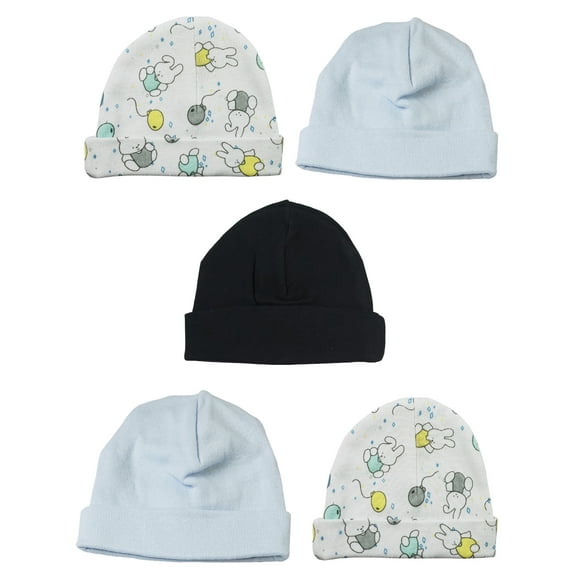Bambini Boys Baby Caps (Pack of 5)