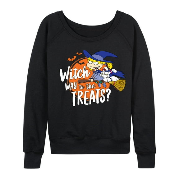 Rugrats - Witch Way To The Treats - Women's Lightweight French Terry Long Sleeve Shirt