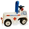 thumbnail image 2 of Falk Ambulance Vehicle with opening seat and steering wheel with a horn, Ride-on and Push-along +1.5 years, 2 of 4
