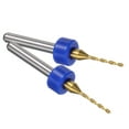 thumbnail image 7 of Uxcell 1.05mm PCB Drill Bits 1/8" Shank Carbide Micro Twist Mini Drill Bits CNC Engraving Drilling Tool, 10 Pieces, 7 of 7