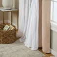 thumbnail image 3 of TOWN & COUNTRY LUXE Talia Double Layer Indoor Curtains, Sheer and Room Darkening Blackout, Grommet Top, Energy Efficient, 2-Pack Set, 52"x63", Rose Blush, 3 of 11