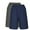 B-Dark Gray,Dark Blue, variant on YABCSAZ Short for Women Summer Casual Soft Elastic High Waisted Wide Leg Beach Loose Short Pants with Pockets, Plus Size Soild Bermuda Shorts
