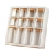 thumbnail image 2 of 12x tarro de vidrio con tapa, diseño moderno, tarro de vidrio transparente para almacenamiento de alimentos, recipiente hermético sellado para granos perfecl Tarro de almacenamiento, 2 of 8
