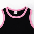 thumbnail image 4 of PatPat Toddler Girls Clothes Kids 2pcs Tank Top and Short Leggings Outfit Sets, Black, 3-4 Years, 4 of 9