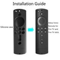 thumbnail image 4 of Silicone Case for Fire TV Stick Remote Shockproof Protective Cover for Fire TV Remote Washable Anti-Lost, 4 of 7