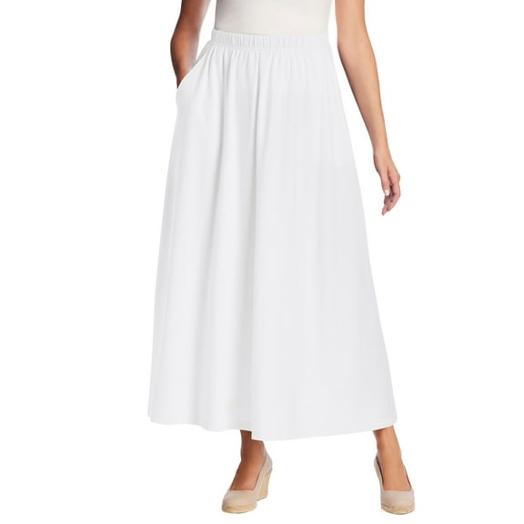 Woman Within Plus Size 7-Day Maxi Skirt