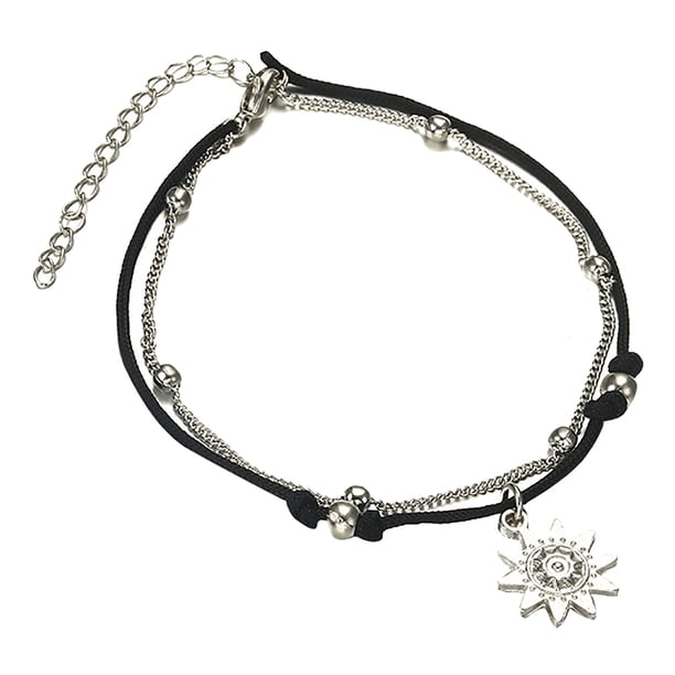 Anklet Elefante pulsera de diseño de las mujeres lindo bohemio aleación océano sol playa accesorio