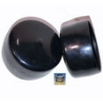 thumbnail image 5 of SBDs (Pack of 10): 2" Round Black Vinyl Flexible End Caps || Pipe Post Finishing Caps for Round Tubing and Rods || Stretchable for 2" to 2-1/16" Outside Diameter - 1" Inside Height, 5 of 6