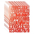 thumbnail image 1 of 8 Hojas de Pegatinas de Letras y Números de 1,5 Pulgadas, 576 Pegatinas Adhesivas del Alfabeto para Álbumes de Recortes, Color Rojo., 1 of 5