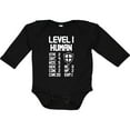 thumbnail image 3 of Inktastic Level 1 Human Boys or Girls Long Sleeve Baby Bodysuit, 3 of 5