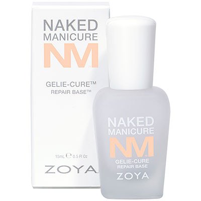 0.25 oz , Zoya Naked Manicure Gelie-Cure Repair Base - Pack of 3 w/ SLEEKSHOP Teasing Comb Zoya belleza