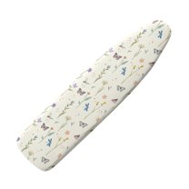 HELLHERO Flowers Ironing Board Cover Dust Covers Stretchable Iron Board Protective Cover Easy to Install Standard Size Padding Decorative Covers for Most Iron Boards Home Decor