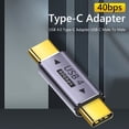 thumbnail image 4 of Adaptador Cgtredaw Cargador Tipo C 40Gbps USB4.0 8K 60Hz PD100W Thunderbolt 4 A1, 4 of 6