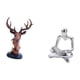 thumbnail image 5 of Figura de cabeza de ciervo,Adorno de cabeza de ciervo,estatua de animal decorativa,Figura de pensador abstracto,Estatua de pensador abstracto,decoración para el hogar,Figura humana decorativa, 5 of 8