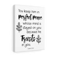 thumbnail image 4 of Scripture Walls Isaiah 26:3 Trusts In You Bible Verse Canvas Christian Wall Art Ready to Hang Unframed, 4 of 12