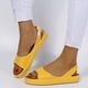 thumbnail image 5 of Sandalias cómodas para mujer, zapatos Retro de tacón bajo con punta abierta, moda de verano, 2021, 5 of 5