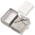 thumbnail image 3 of 4Pcs Cardboard Jewelry Set Packaging Boxes Storage Boxes with Sponge Inside Light Grey Jewelry Gift Boxes for Jewelry Earrings Necklaces Bracelets Valentine's Day Elegant Gifts for diy, 3 of 4