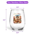 thumbnail image 5 of Thanksgiving Corgi Pilgrim Grateful, Thankful, Blessed Fall Welcome 15oz Stemless Wine Glass Mug Welsh Corgi Dog Lover Gifts Idea Wine Glasses Cup - 00021, 5 of 5