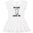 thumbnail image 3 of Inktastic My Aunt Loves Me Kitty Girls Toddler Dress, 3 of 5