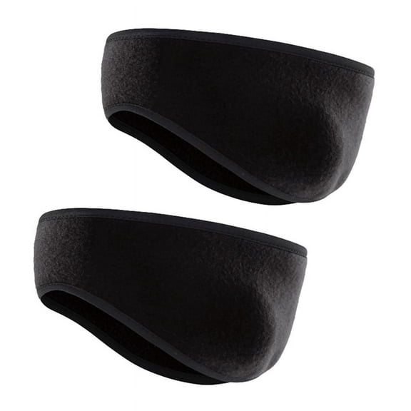 Winter Headband Double-Layer Fleece More Thicker Men'S Headband/Women'S Ponytail Earband