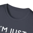 thumbnail image 3 of I'm Just Here For The Sex Gender Reveal Unisex Softstyle T-Shirt, 3 of 4