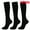 Black, variant on 3 Pairs Compression Socks for Men Women Wide Calf Circulation Knee Socks 20-30 mmhg For Running Athletic Nursing Travel