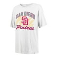 thumbnail image 2 of Women's '47  White San Diego Padres City Connect Sadie Distressed T-Shirt, 2 of 3