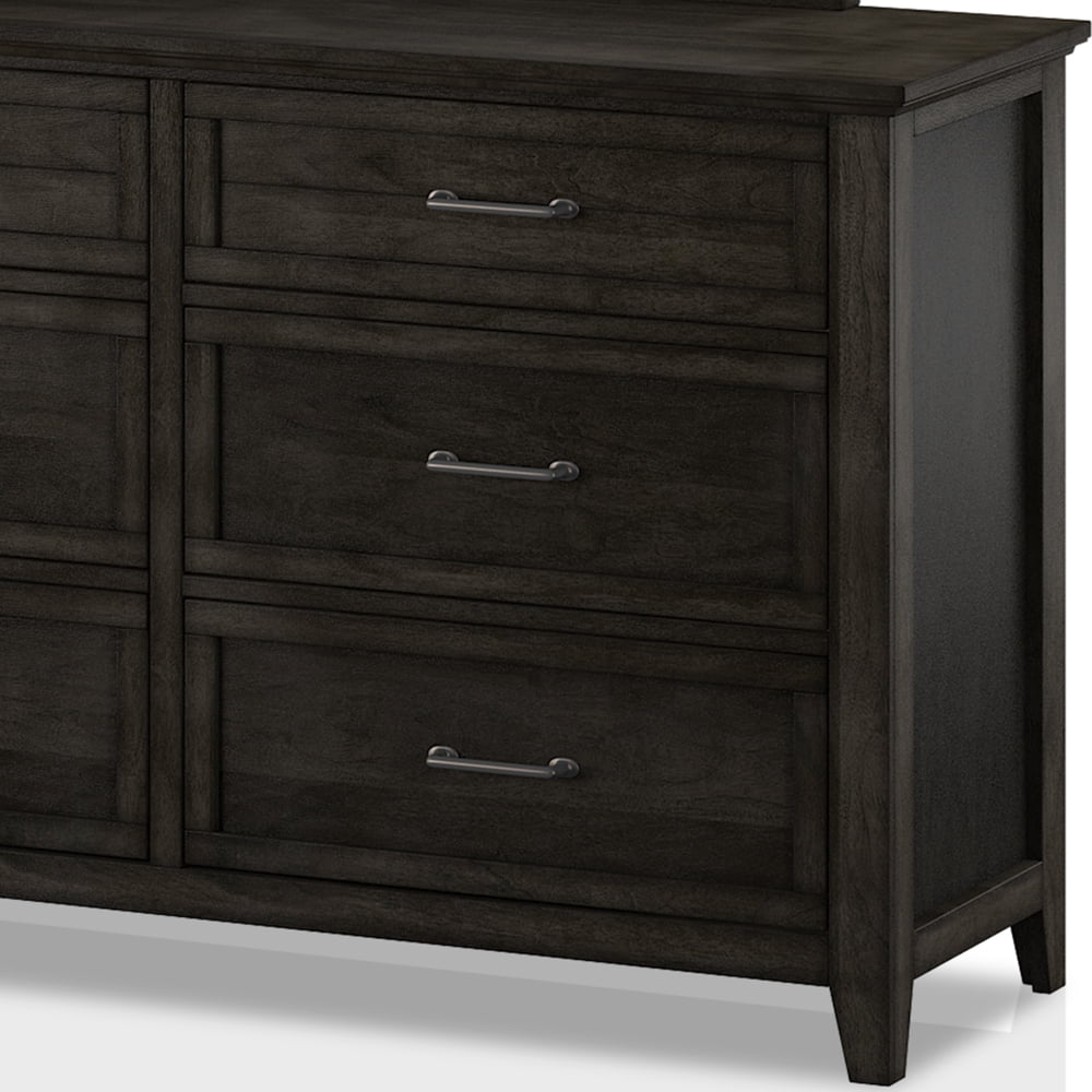 Furniture of America Cisco 6-Drawer Wood Walnut Dresser