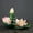 C, variant on Lucky Resin Ornaments Creative Du Dan Flowers Model Color Changing Tea Pet Decoration Accessories
