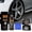 1PC, variant on 120ml Non-Acid Wheel Cleaner Kit, Brake Dust And Road Grime Remover Spray With Sponge And Microfiber Cloth, Safe For Alloy Chrome Painted Clear-Coated Rims Car Truck SUV Rim Cleaning Tool