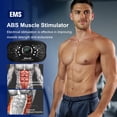 thumbnail image 2 of Cinturón tonificador muscular abdominal Allwolf, negro, 2 of 6