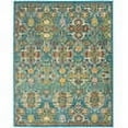 thumbnail image 2 of Nourison Allur Bohemian Turquoise/Ivory 7' x 10' Area Rug, (7x10), 2 of 8
