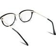 thumbnail image 2 of FEISEDY Montures de Lunettes Vintage pour Femmes Lunettes Rondes Lentille Transparente B2260, 2 of 6