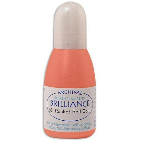 Tsukineko Brilliance Rocket Red-gold Ink Refill