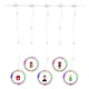 thumbnail image 1 of Cortina Serie Luz Aros Led Multicolor Figuras Navideñas 3mts, 1 of 3