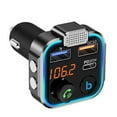 thumbnail image 1 of Transmisor FM 5.0 compatible con dientes Tipo-C PD 20W QC3.0 Kit cargador rápido para automóvil Azul, 1 of 6