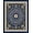 Navy Blue, Pattern 3, variant on ODIKA 4'x6' Machine Washable Non-Slip Area Rug, Decorative Maze Labyrinth Artistic Ornamental Sophisticated High Traffic Rug, Black, 581966