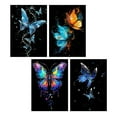 thumbnail image 2 of Wweixi 4x Scratch Paper Art Set Educational Childrens Crafts Kits Projects for Game Butterflies 21x29.5cm, 2 of 6