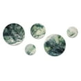 thumbnail image 2 of Designart "Marbled Dreamscape Green and Blue IV" Modern Geometric Metal Wall Art Set of 5 Piece, 2 of 5