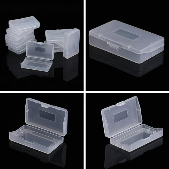 Greensen 10pcs Transparent Anti Dust Cover Cartridge Game Case Box for Nintendo Game Boy Advance GBA, Cartridge Game Case, Cartridge Game Case for GBA