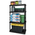 thumbnail image 3 of 4 Shelf Medium Duty Knect Adjustable Plastic Shelf 34.25x14.25x54.75 Inches, 3 of 9
